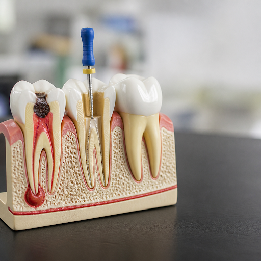 Sometimes, even after a root canal, pain or infection can return. At ORO DENTAL CLINIC. Implant i… post image