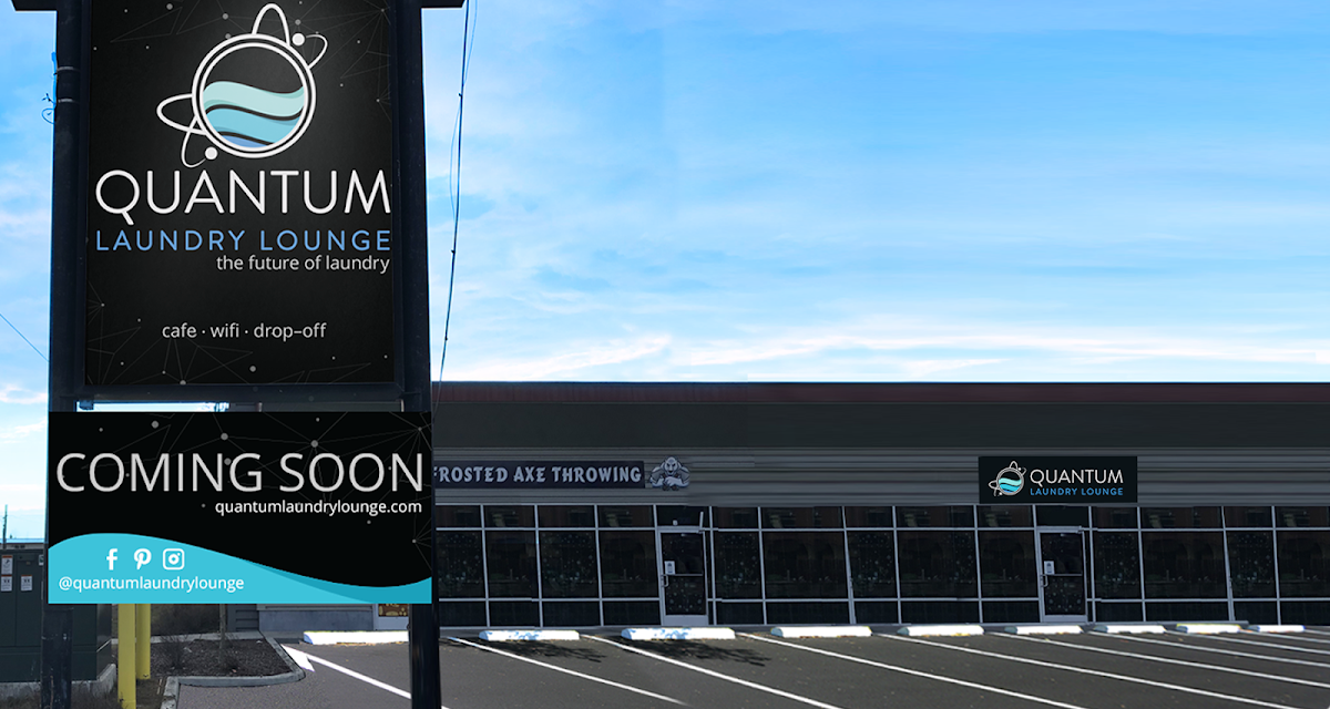 Quantum Laundry Lounge facility with washing machines in Anchorage