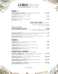 Menu Le Nouvel Emeraude Page 1