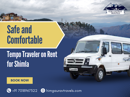 🌐 Him Gaurav Travels is offering Tempo Traveller in Shimla for travelers, with the best rates, ca… post image