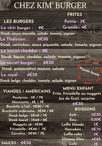 Photo 1 - Chez Kim’ burger
