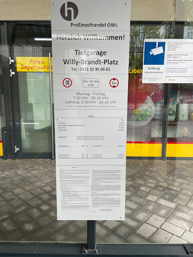 Tiefgarage Willy-Brandt-Platz - Zufahrt Herforder Straße - Thumbnail