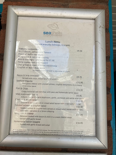 Reviews of Seashells Lounge Bar & Restaurant in Southampton - Restaurant