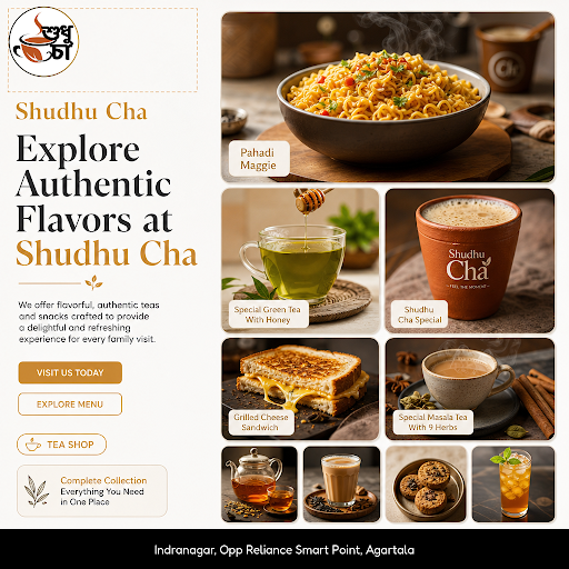 Enjoy our flavorful grilled cheese sandwich, aromatic Pahadi Maggie, refreshing special green tea… post image