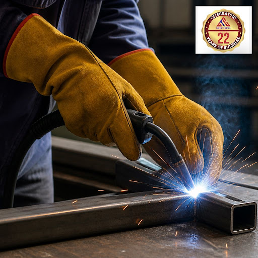 Working with welding machines, gas cutting, furnaces or hot metal? Protect your hands with durabl… post image