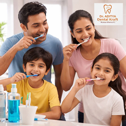 Keeping your family’s smiles healthy starts with simple daily habits. At Dr. Aditya Dental Kraft… post image