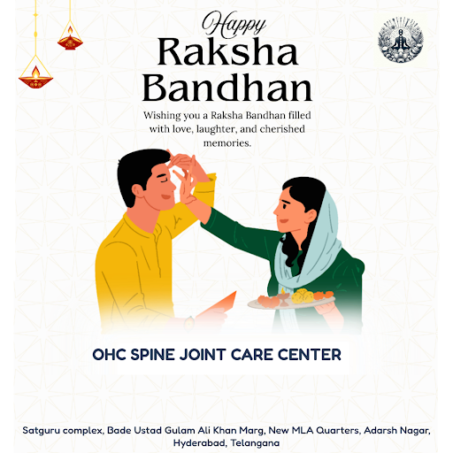 Wishing you a blissful Raksha Bandhan from OHC SPINE JOINT CARE CENTER, Hyderabad! As you celebra… post image