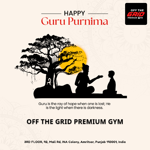 This Guru Purnima, express gratitude for guidance and growth at off the grid premium gym, the bes… post image