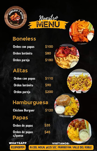 Boneless y Alitas "del Angel" - Thumbnail
