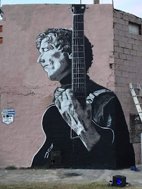 Mural Luis Alberto Spinetta, Author: Sebastian Ahur