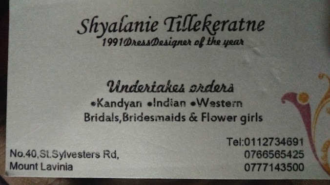 Shyalanie Tillekeratne Bridal Dress Designer, Author: Sadeep Jayashanka