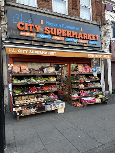 Blue city supermarket