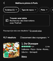 Photo n°7 de Restaurant Da Giuseppe - Pizzeria Paris 10 à Paris (Restaurant)