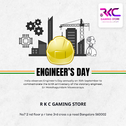 Celebrate Engineers Day 2026 with R K C GAMING STORE, your trusted gaming PC dealer, laptop and n… post image