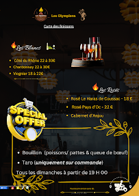 Menu Restaurant Les olympiens Page 4