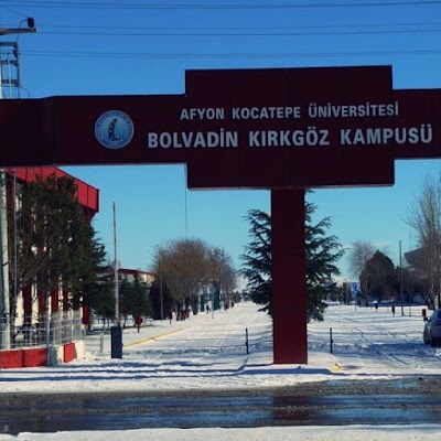 AKÜ Bolvadin Meslek Yüksekokulu Kırkgöz Kampüsü