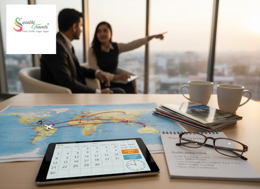 Planning a getaway from Delhi? At Sarathi Travels, we help you choose the best start time so your… post image