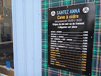 Menu SANTEZ ANNA cave à cidre Page 1