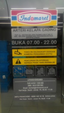 Indomaret Arteri Kelapa Gading. TG71, Author: Slamet Rahardjo