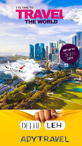 "Ready, set, fly! Book now and save big with AdyTravel's limited-time flight deals."