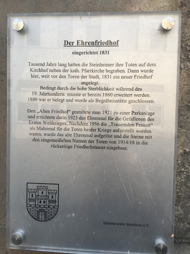Friedhof Steinheim (Ehrenfriedhof) - Thumbnail