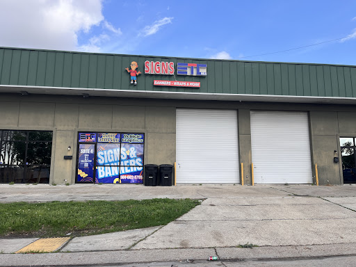 ETC NOLA. Signs, Banners, Channel letters, router letters, sign repair.