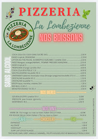 Menu Pizzeria la lombezienne Page 3