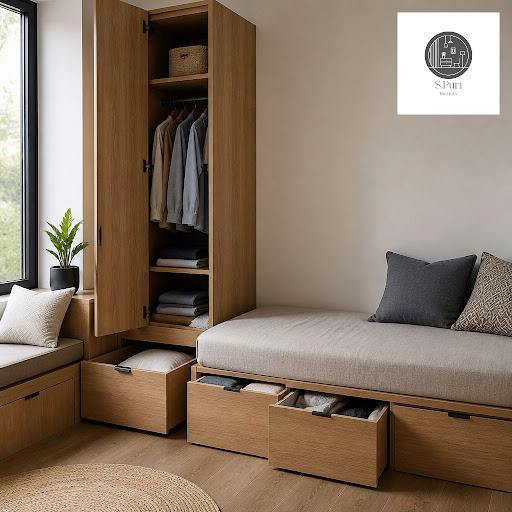 Struggling with clutter in your compact Mumbai home? Carpenter Santosh Spuri interiors designs sm…