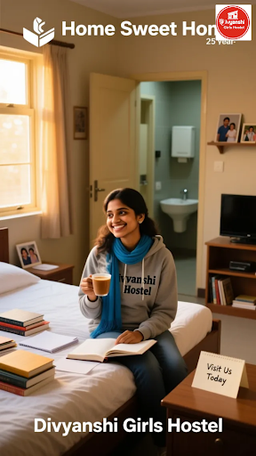 Experience the comfort of a home away from home at Divyanshi Girls Hostel's Single Seater Rooms i… post image