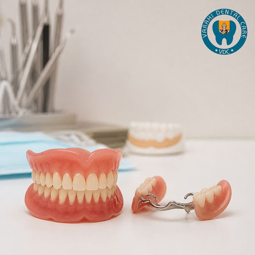 Regain your confident smile with customised full and partial dentures at Varahi Dental Care, Naid… post image