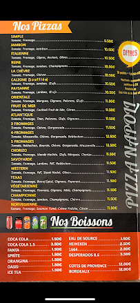 Menu Pizzeria Napoli Page 3