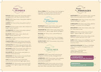 Menu Les Gourmands Page 1
