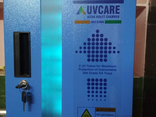 Ultra violet chamber high efficiency cabinet dual U.V. Tubes with LED 12 unbreakable autoclaveble…