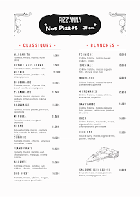 Menu Les papilles en folie 