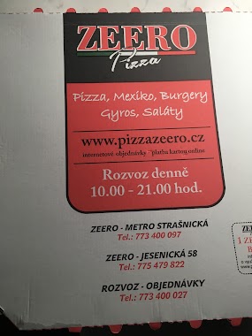 Pizza Zeero Ltd., Author: Petr Honzátko