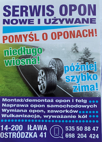 Opinii despre F. H. U. "KUBA" - Jakub Petlik /SERWIS OPON/SERWIS KLIMATYZACJI/ în Iława - Sklep z oponami i felgami