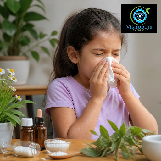 At Homeopathic Clinic Vishuddhi, we understand how worrying frequent sneezing, rashes, or cough c… post image