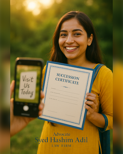 Get your Succession Certificate in Hyderabad with Advocate Syed Hashim Adil Law Firm, the most lo…