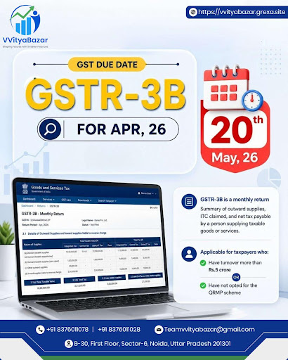 📢 GST RETURN REMINDER | GSTR-3B FILING post image