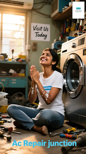Get your washing machine up and running with Ac Repair Junction's expert services in Vasai-Virar!… post image