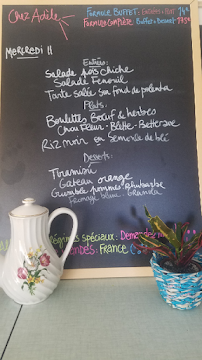 Menu Chez Adèle Page 1