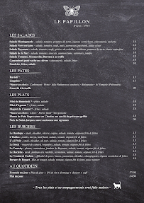 Menu LE PAPILLON Page 2