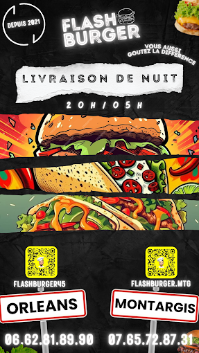 Photo 1 - Flash Burger Orléans - Livraison de nuit