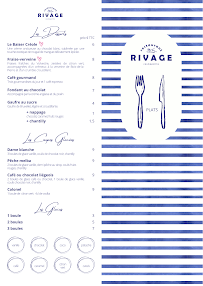 Menu Rivage - restaurant cosmopolite de La Source Wake Park Page 5
