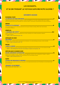 Menu Les Tontons Afro Vieux - Lille Page 4