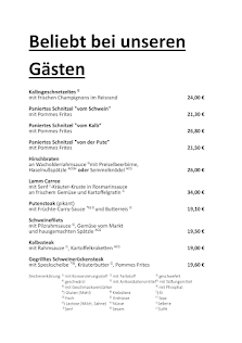 Speisekarte