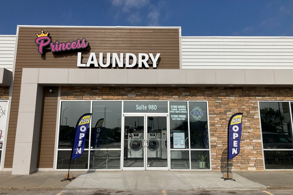 Self-service laundry at Havelock Laundromat, Lincoln, NE