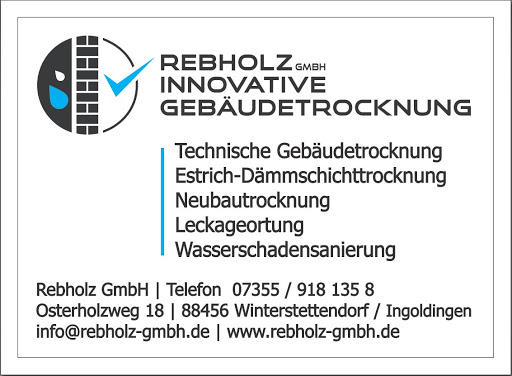 Rebholz GmbH Innovative Gebäudetrocknung - Thumbnail