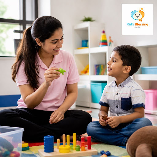 At Kid's Blessing center in Azadpur, New Delhi, we use play-based speech therapy to turn every se… post image