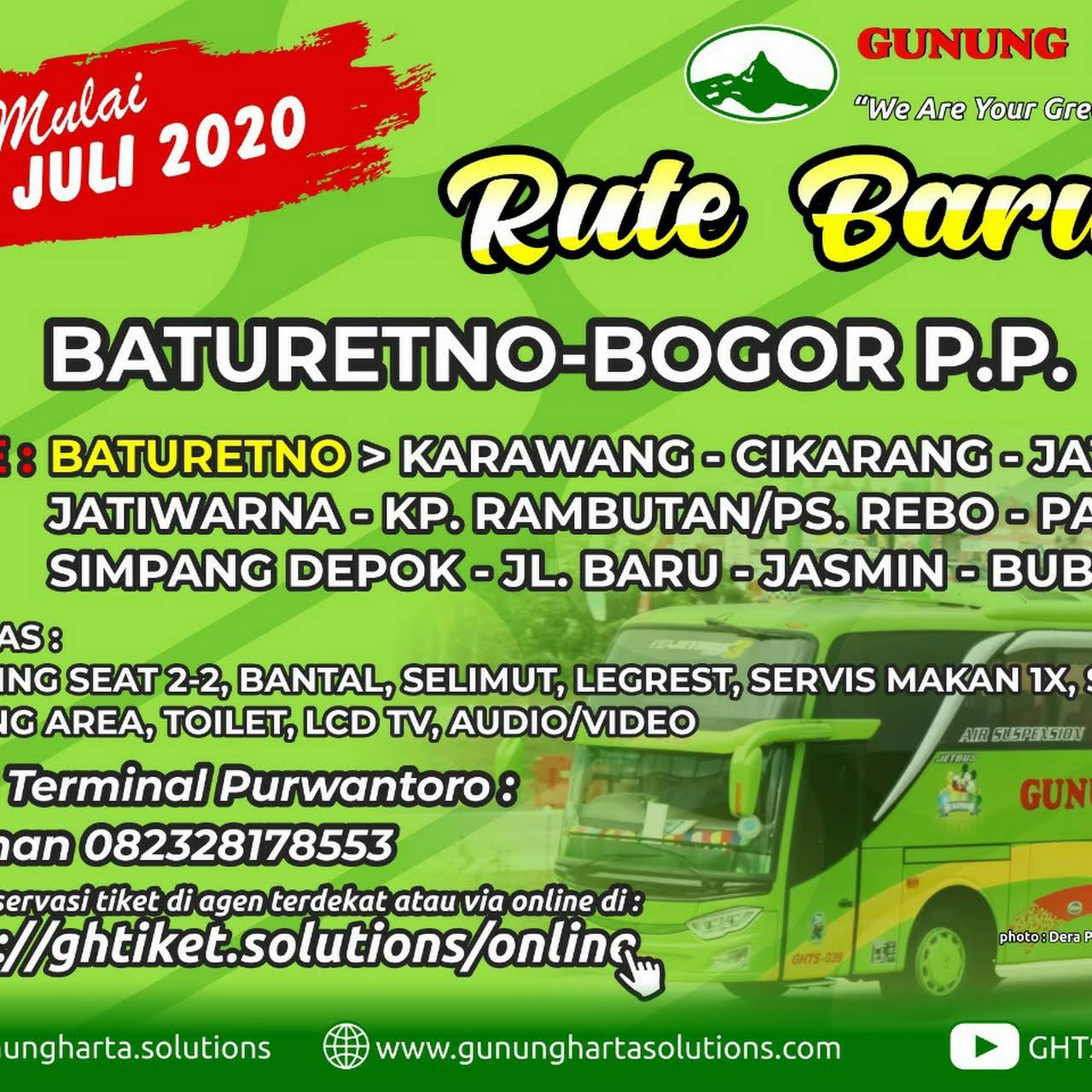 Agen bus gunung harta terdekat